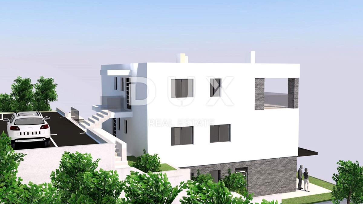 SRDOČI – appartamento di nuova costruzione, piano terra rialzato 3 camere da letto + soggiorno m2