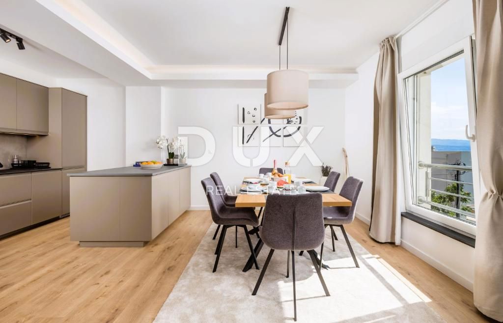 OPATIJA, IČIĆI - lussuoso appartamento con 2 camere da letto + soggiorno con fantastica vista sul mare