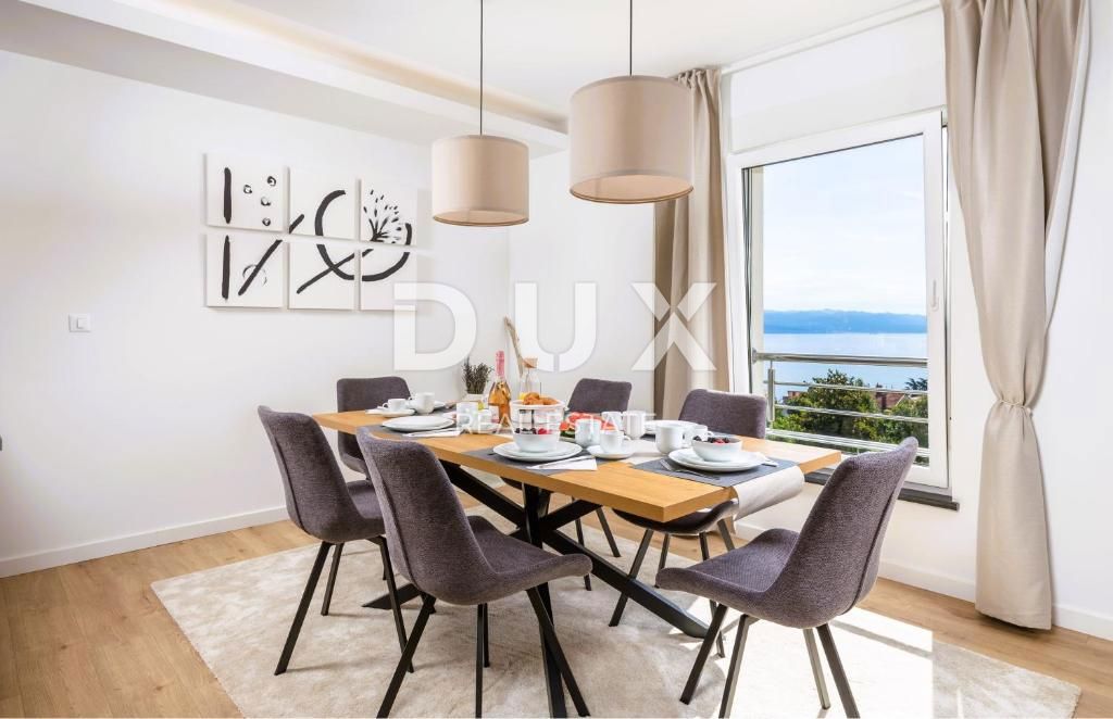 OPATIJA, IČIĆI - lussuoso appartamento con 2 camere da letto + soggiorno con fantastica vista sul mare