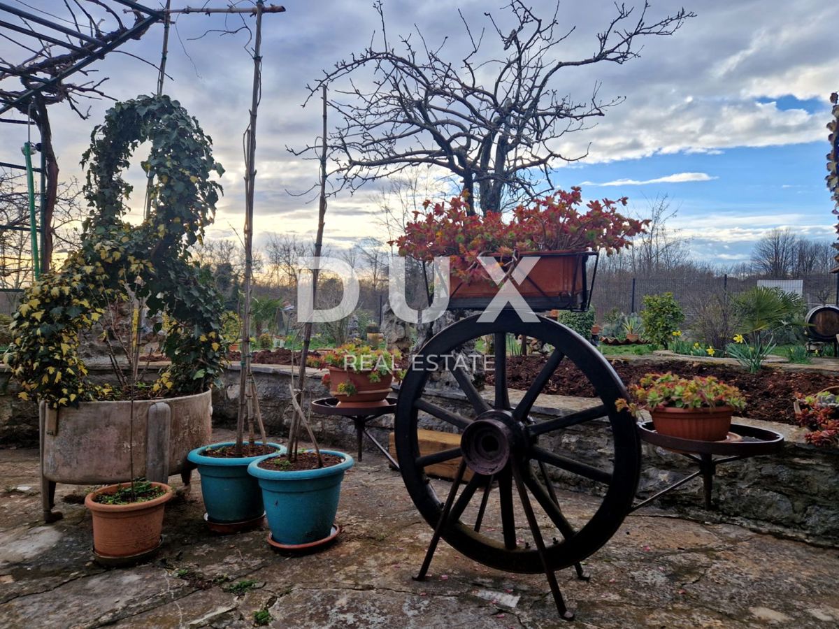 ISTRIA, OPRTALJ - Casa in pietra con ampio giardino