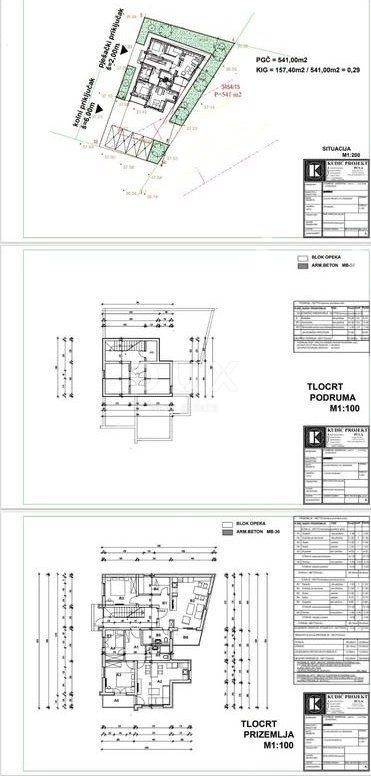 ISTRIA, POLA - Terreno edificabile in posizione tranquilla con progetto preliminare