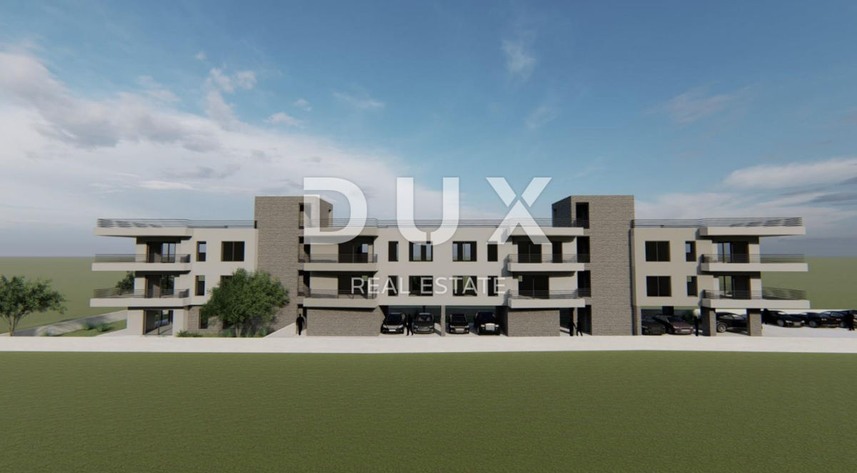 ZARA, ZATON - Terreno edificabile a 70 metri dalla spiaggia con progetto preliminare per un edificio con 9 appartamenti!