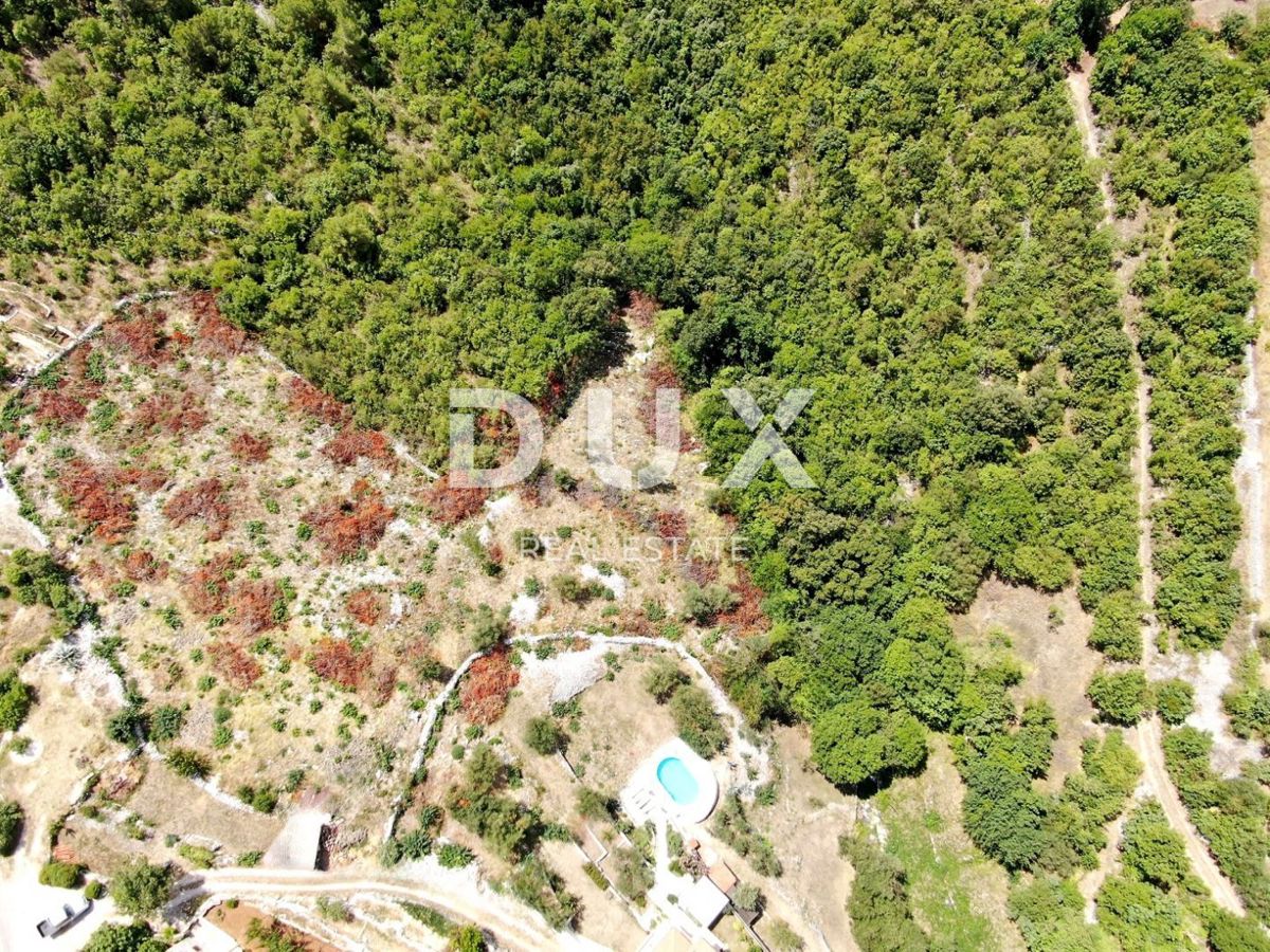 ISTRIA, RABAC - Terreno edificabile unico con vista panoramica sul mare