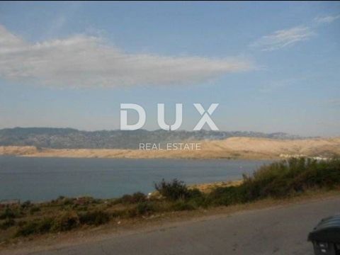 ISOLA DI PAG, BOŠANA - terreno edificabile con vista mare