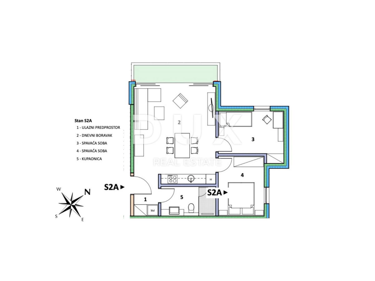Appartamento Umag, 70,40m2