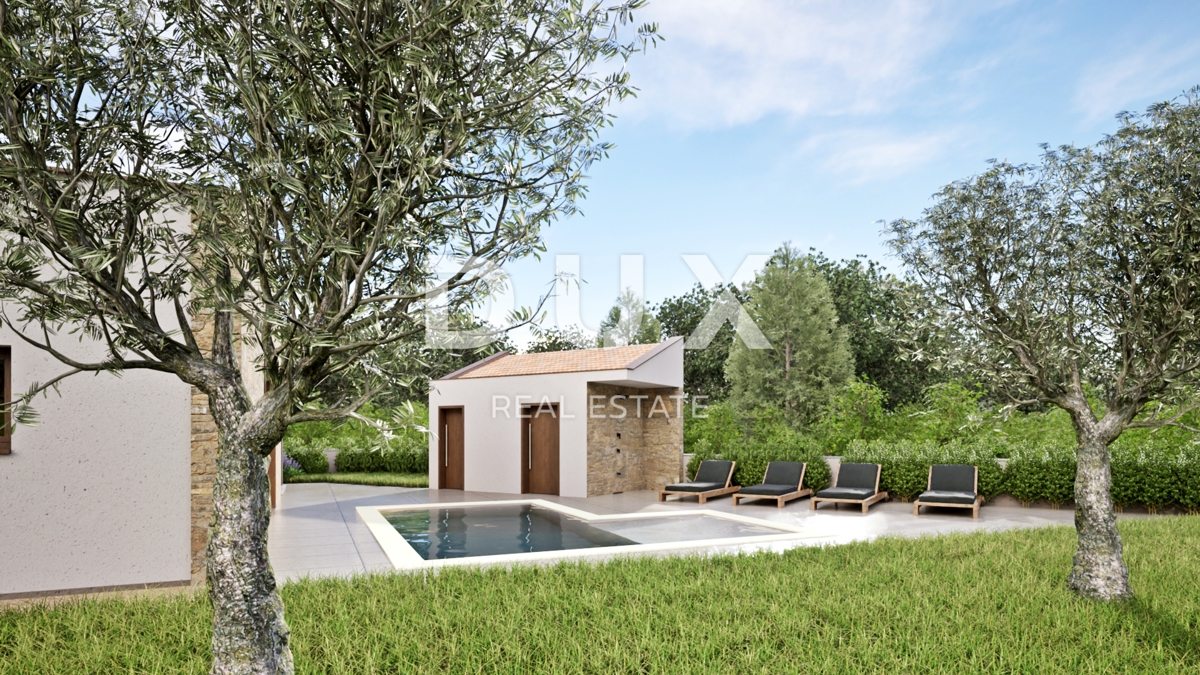 ISTRIA, BARBAN - Casa moderna con piscina