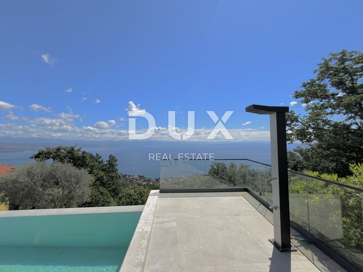 OPATIJA, LOVRAN – Appartamento esclusivo con vista panoramica e piscina