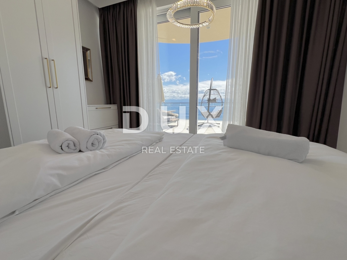 OPATIJA, LOVRAN – Appartamento esclusivo con vista panoramica e piscina