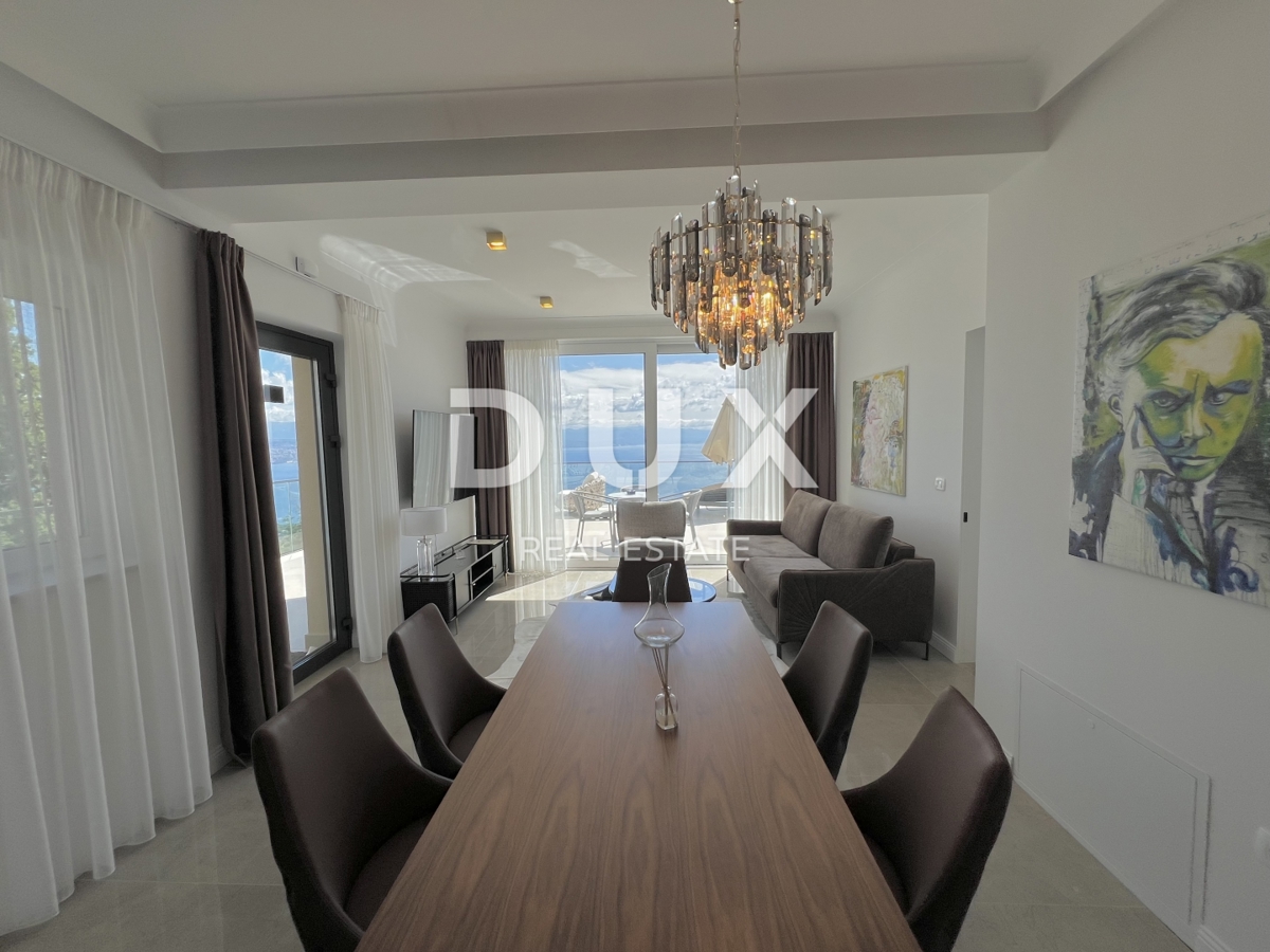 OPATIJA, LOVRAN – Appartamento esclusivo con vista panoramica e piscina