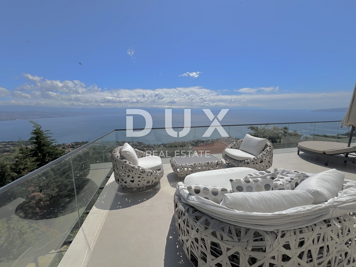OPATIJA, LOVRAN – Appartamento esclusivo con vista panoramica e piscina