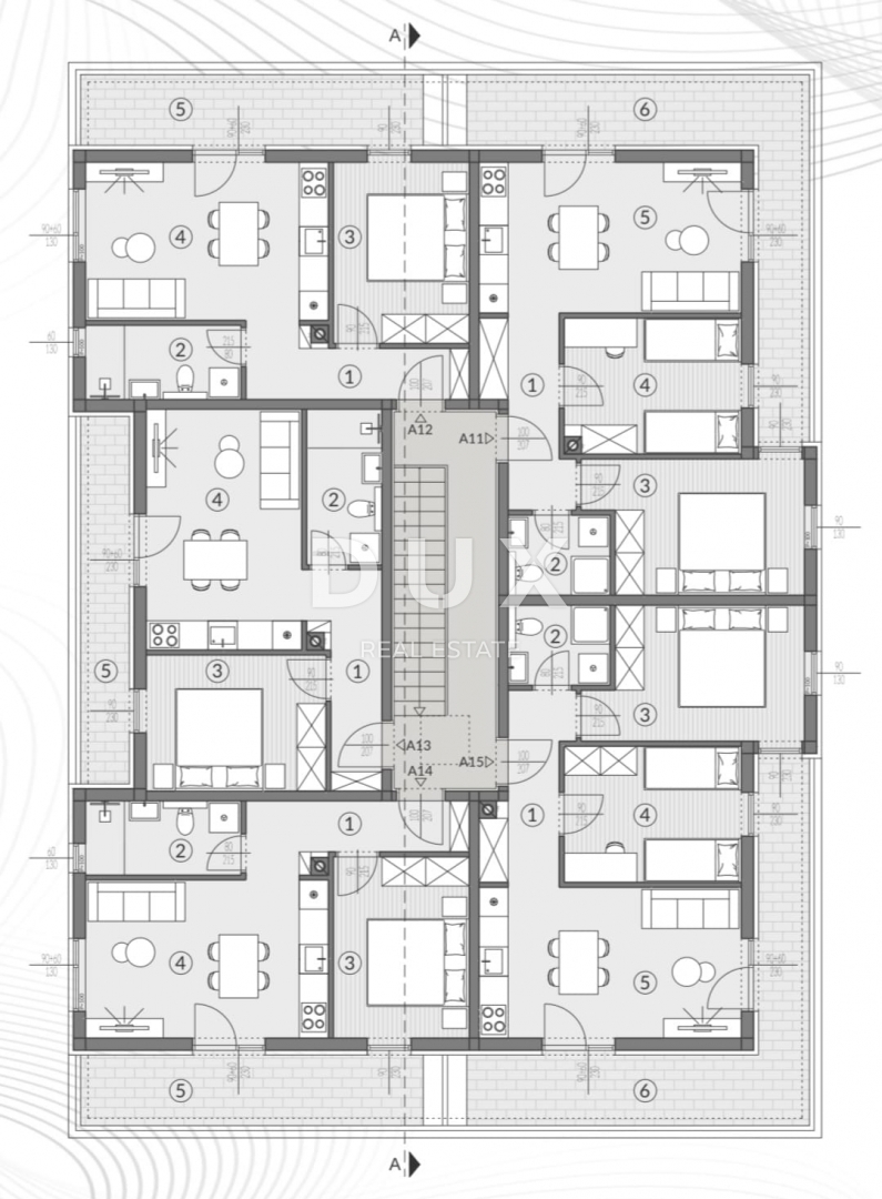 Appartamento Šikići, Pula, 53,46m2