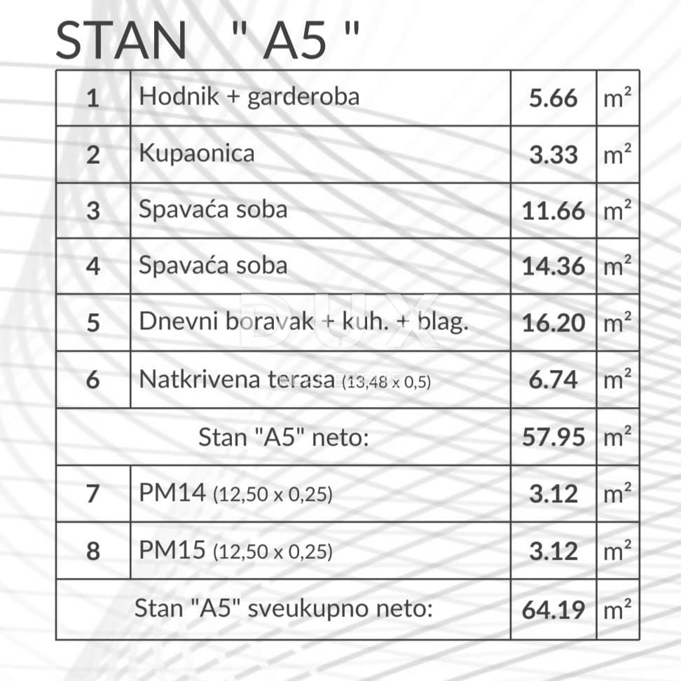 Appartamento Šikići, Pula, 53,04m2