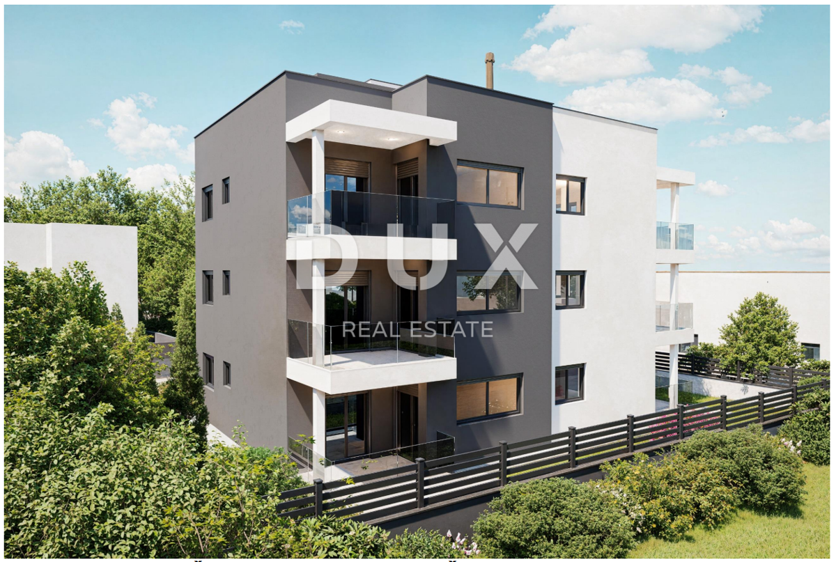 ZADAR, RAŽANAC - Nuovo edificio! Riscaldamento a pavimento, ascensore, vista mare, ripostiglio...! S1