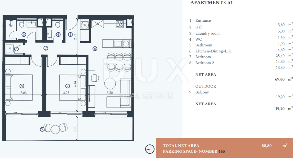 Appartamento Savudrija, Umag, 103,60m2