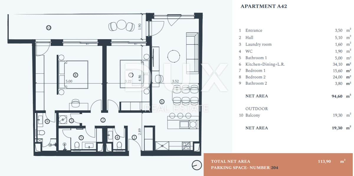 Appartamento Savudrija, Umag, 103,60m2