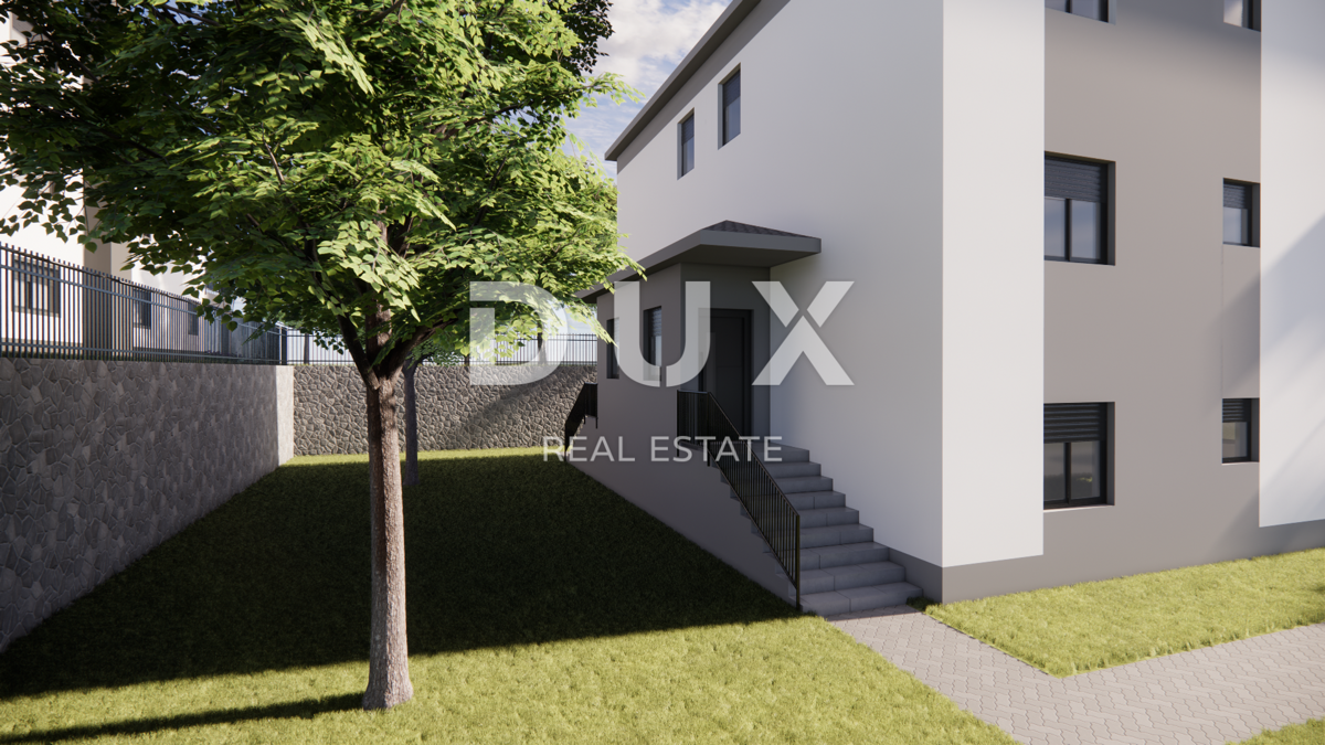 MATULJI, JUŠIĆI, JURDANI - appartamento al piano terra 62,34 m2 in un nuovo edificio DB+2S con giardino