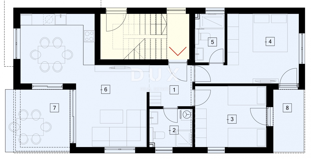 ISOLA DI RAB, BANJOL - Appartamento al piano terra con giardino e 2 posti auto, a SOLI 100 m dal mare!