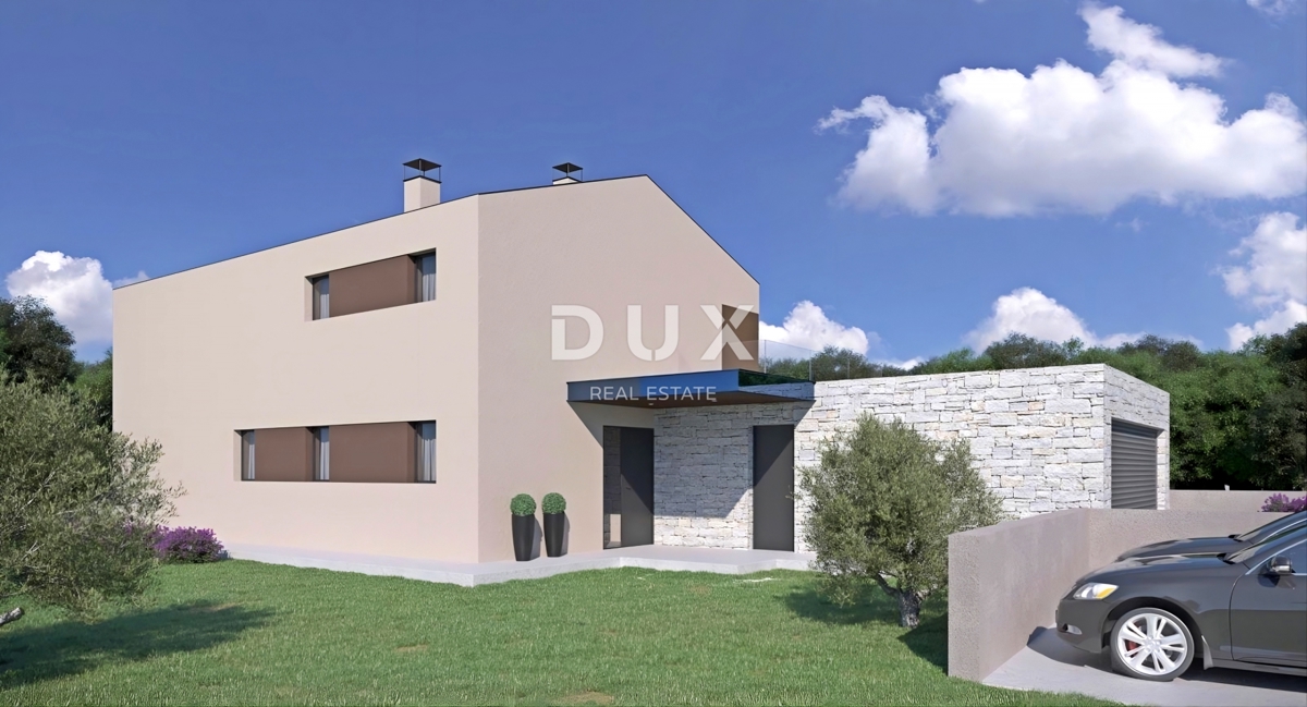 ISTRIA, LABIN - Quattro lotti edificabili con due permessi di costruzione