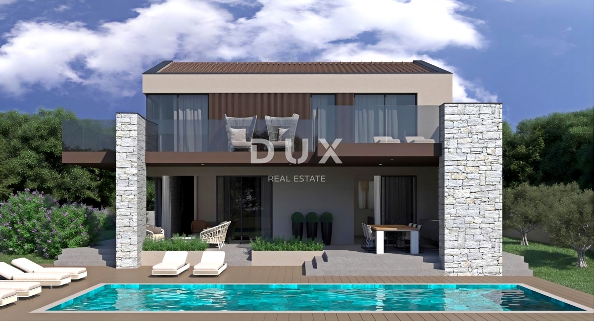 ISTRIA, LABIN - Quattro lotti edificabili con due permessi di costruzione