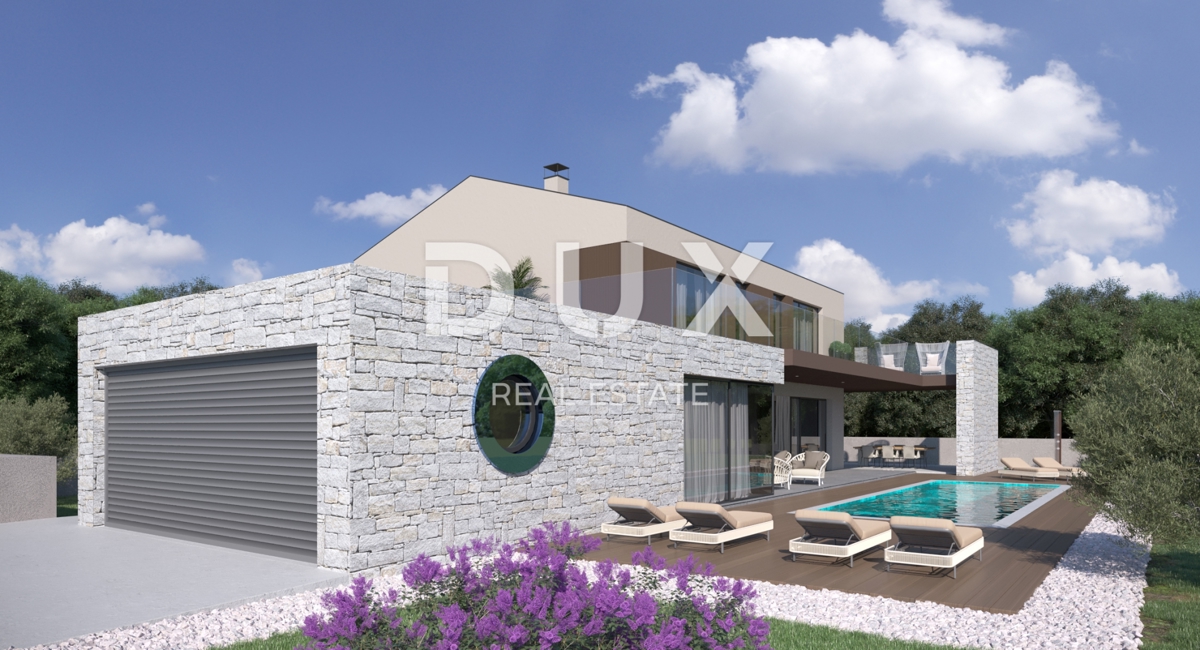 ISTRIA, ALBONA - Terreno con 2 permessi di costruire