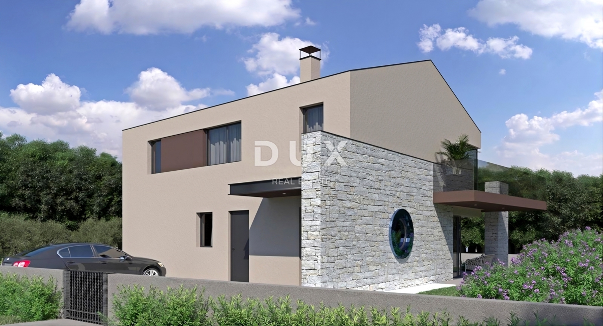 ISTRIA, LABIN - Quattro lotti edificabili con due permessi di costruzione