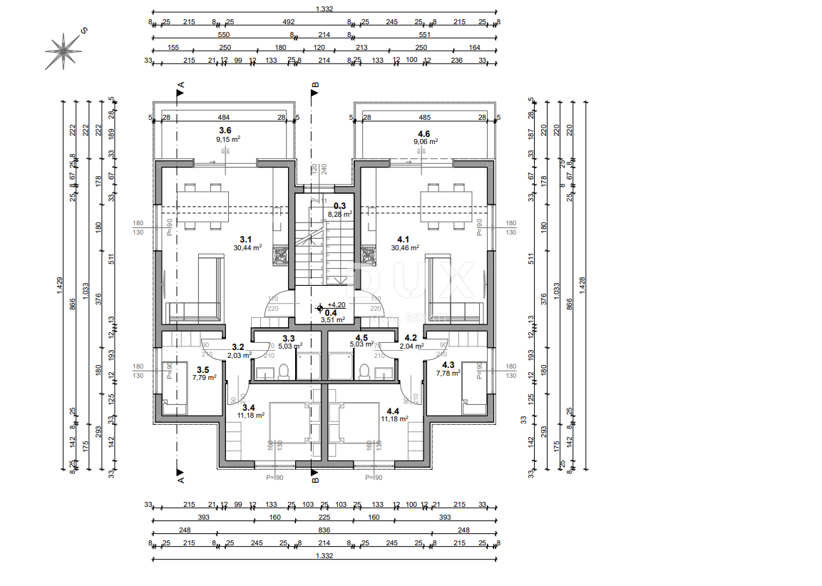 ISOLA DI PAG, PAG - esclusivo appartamento 2 camere da letto + soggiorno in un NUOVO EDIFICIO + terrazza! OCCASIONE!