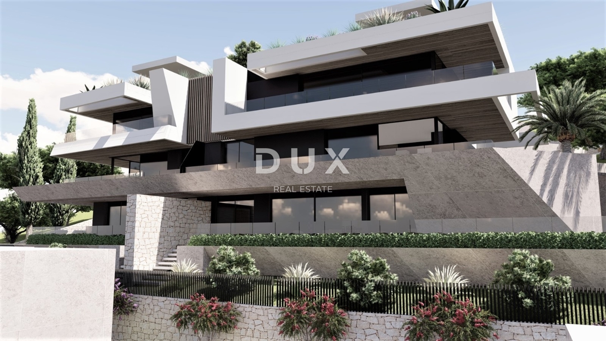 ABBAZIA, CENTRO - nuovo - 3 lotti edificabili per la costruzione di 18 appartamenti di lusso, posizione elevata sopra il centro