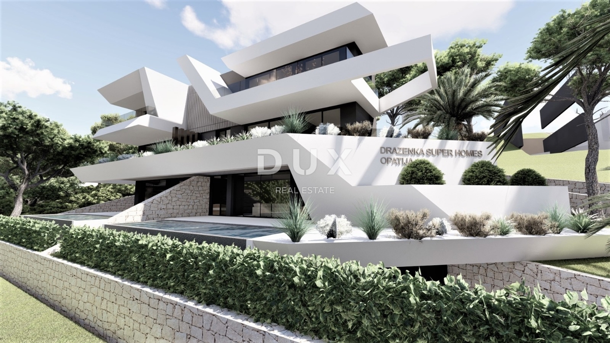 ABBAZIA, CENTRO - nuovo - 3 lotti edificabili per la costruzione di 18 appartamenti di lusso, posizione elevata sopra il centro