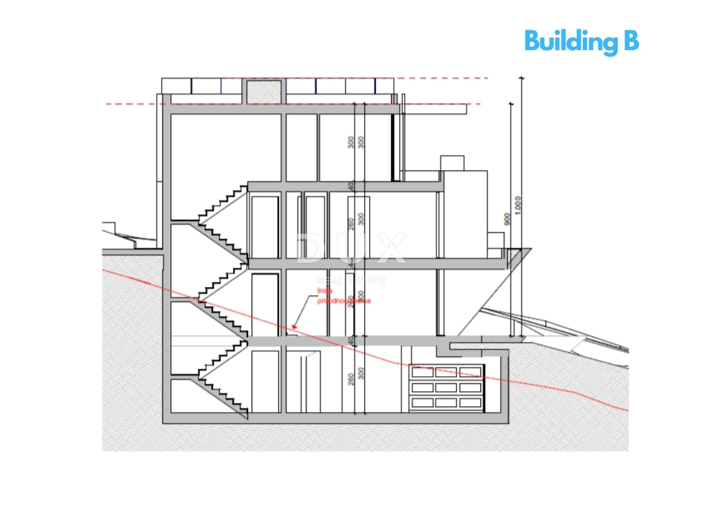 ABBAZIA, CENTRO - nuovo - 3 lotti edificabili per la costruzione di 18 appartamenti di lusso, posizione elevata sopra il centro