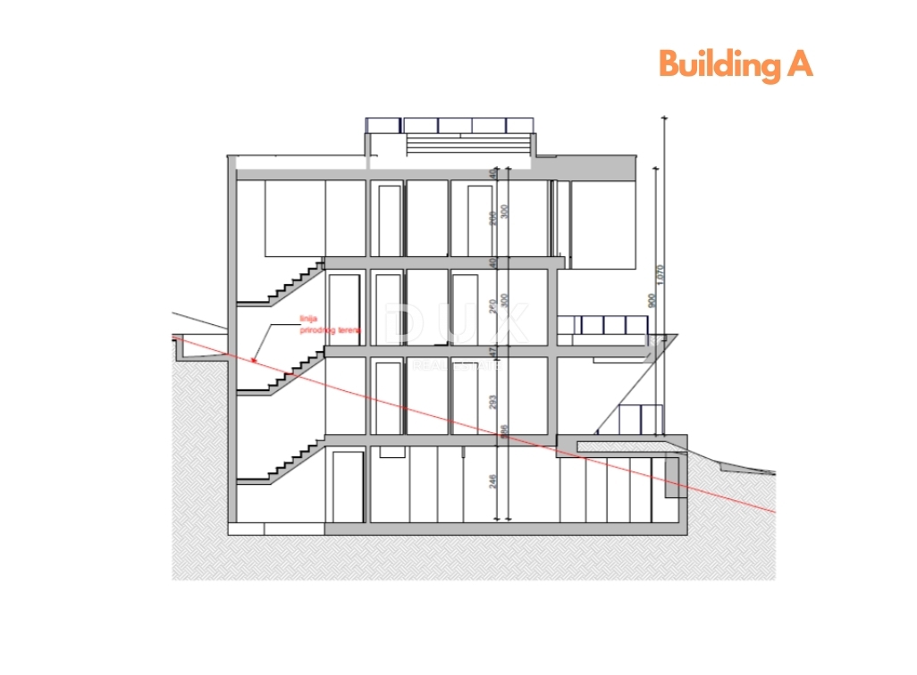 ABBAZIA, CENTRO - nuovo - 3 lotti edificabili per la costruzione di 18 appartamenti di lusso, posizione elevata sopra il centro