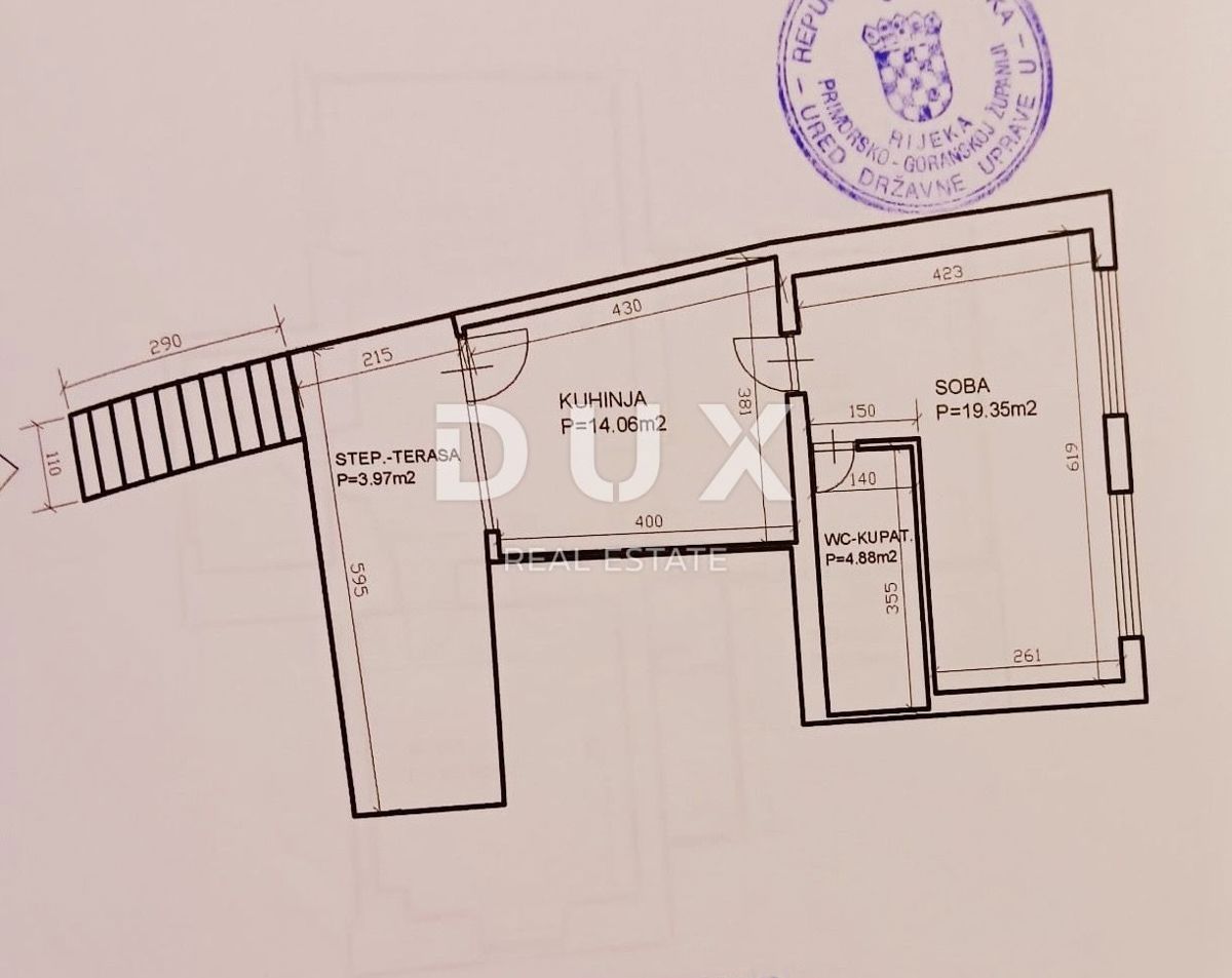 RIJEKA, TRSAT - Appartamento per investimento in una posizione eccellente