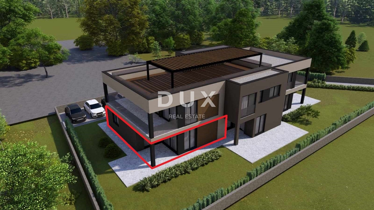 ISTRIA, PARENZO - Appartamento con 2 camere da letto e soggiorno al piano terra con giardino privato, vicino al centro città e alle spiagge