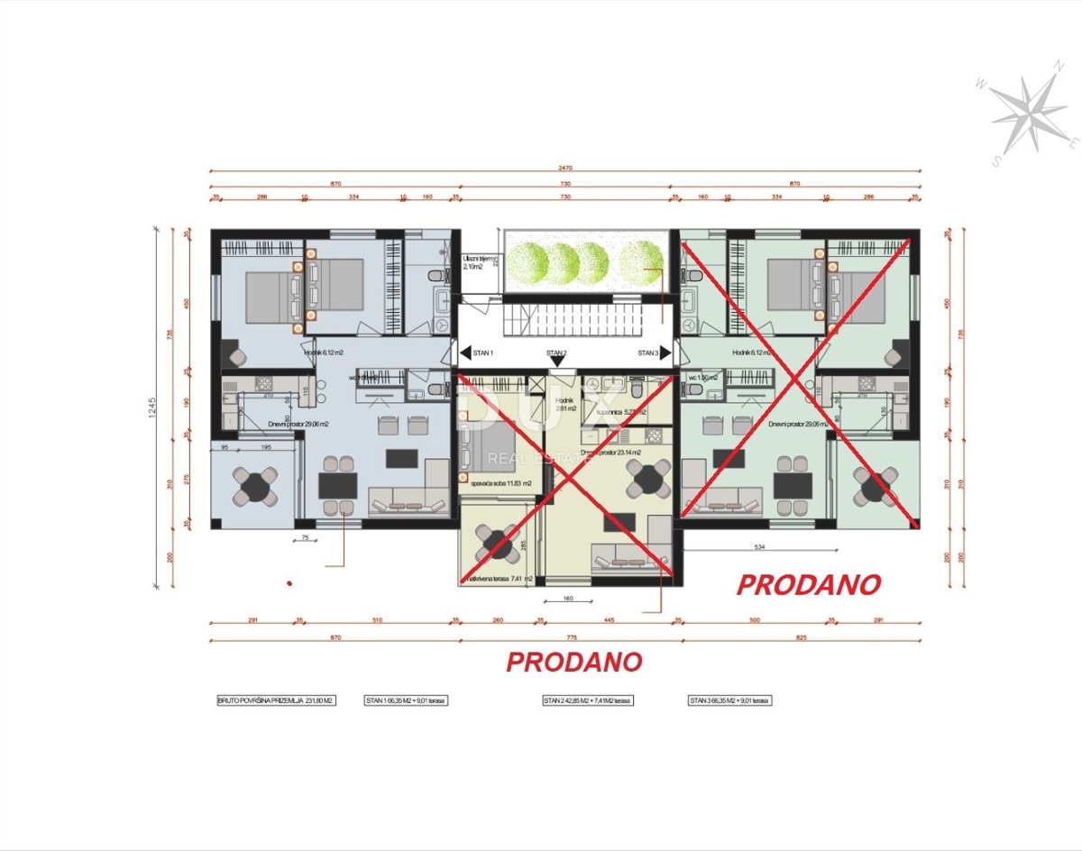 ISTRIA, PARENZO - Appartamento con 2 camere da letto e soggiorno al piano terra con giardino privato, vicino al centro città e alle spiagge