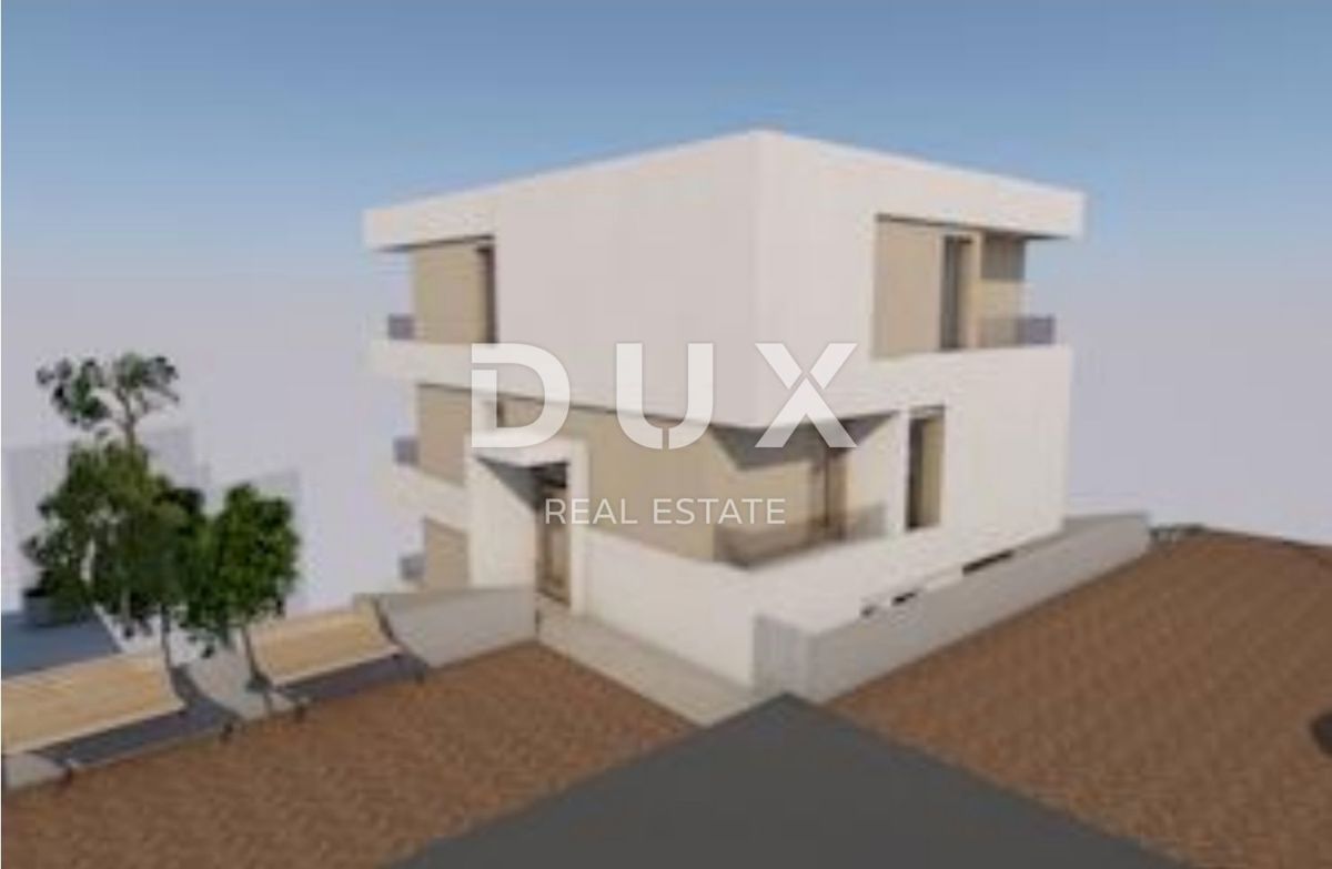 OPATIJA, BRSEČ, NAČINOVIĆI - terreno edificabile di 543 m2 con progetto per una villa e vista panoramica sul mare 