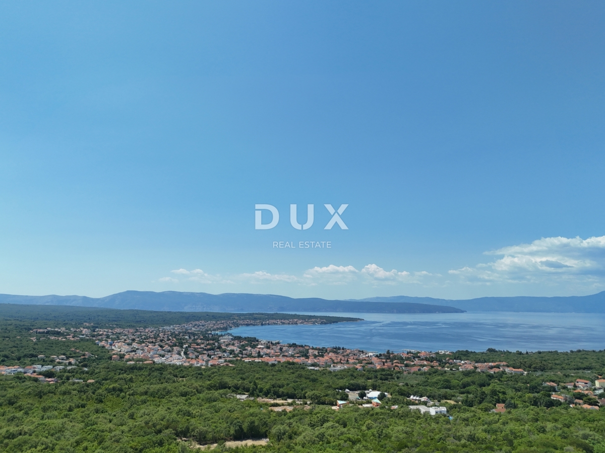 ISOLA DI KRK, MALINSKA (dintorni) - Terreno edificabile con permesso