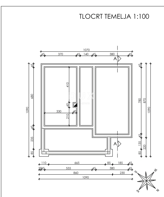 ISTRIA, ALBONA - Terreno edificabile 500 m2 con progetto