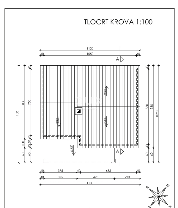 ISTRIA, ALBONA - Terreno edificabile 500 m2 con progetto