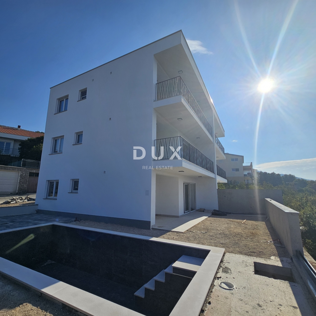 NOVI VINODOLSKI, SMOKVICA - appartamento in una nuova costruzione, vicino al mare
