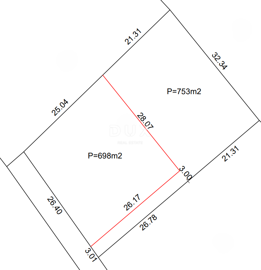 ZADAR, BRIŠEVO - Terreno edificabile in un ambiente naturale tranquillo! 753 m2! 85 €/m2!