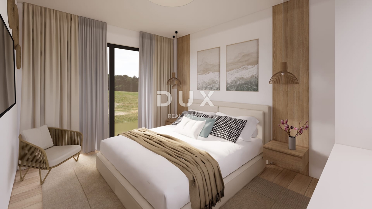 ZADAR, VIR - Terreno con permesso di costruzione e infrastrutture