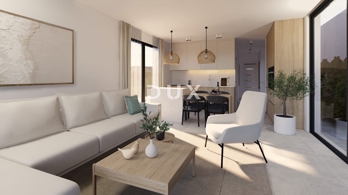 ZADAR, VIR - Terreno con permesso di costruzione e infrastrutture