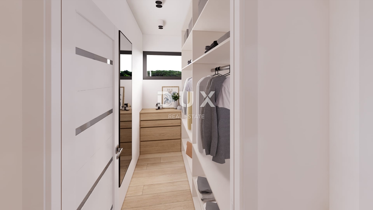 ZADAR, VIR - Terreno con permesso di costruzione e infrastrutture