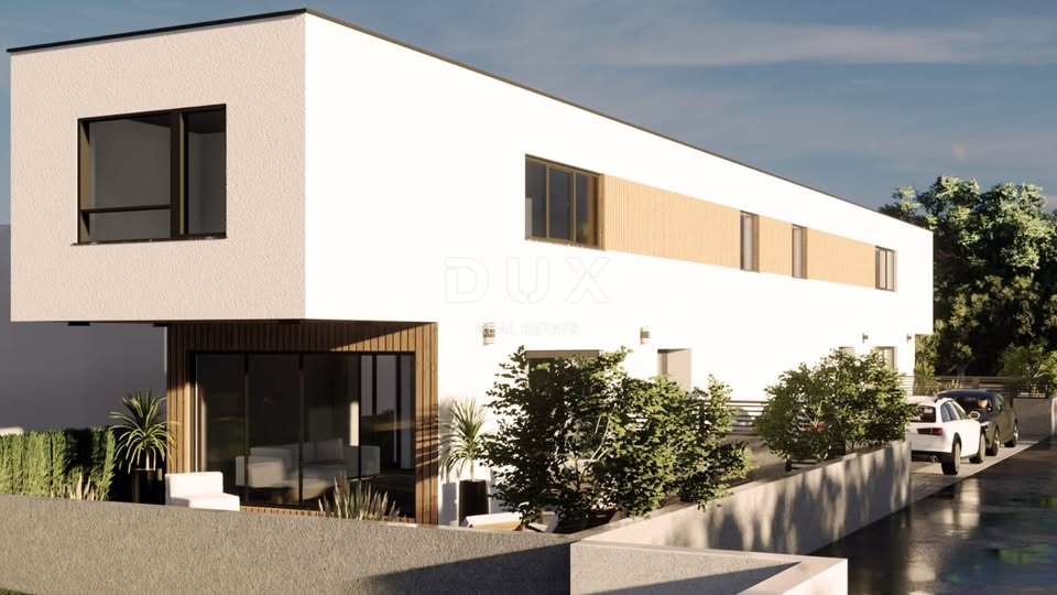 ZADAR, VIR - Terreno con permesso di costruzione e infrastrutture