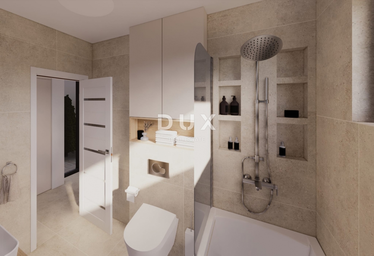 ZADAR, VIR - Terreno con permesso di costruzione e infrastrutture