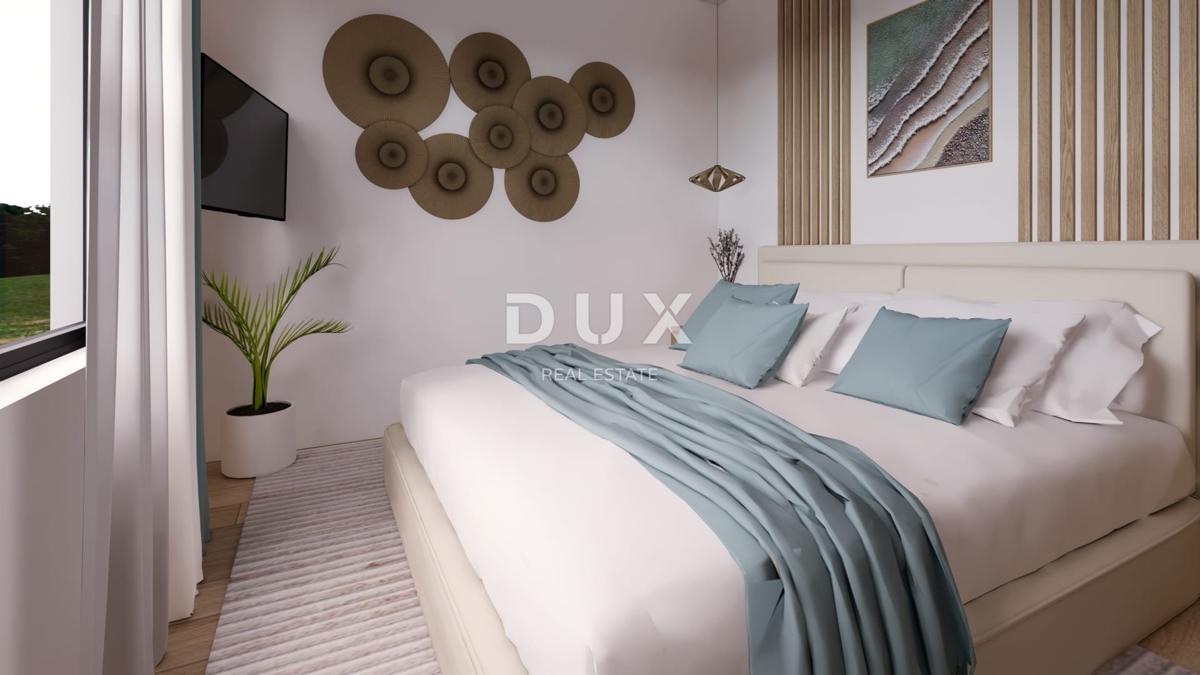 ZADAR, VIR - Terreno con permesso di costruzione e infrastrutture