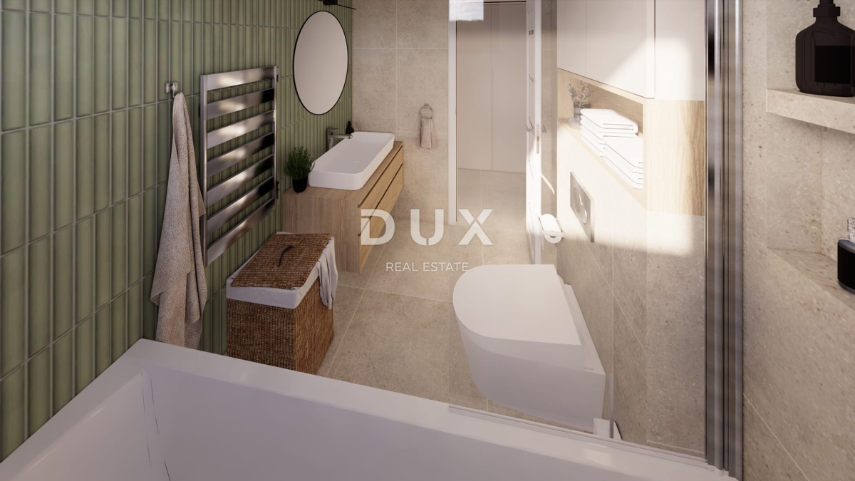 ZADAR, VIR - Terreno con permesso di costruzione e infrastrutture