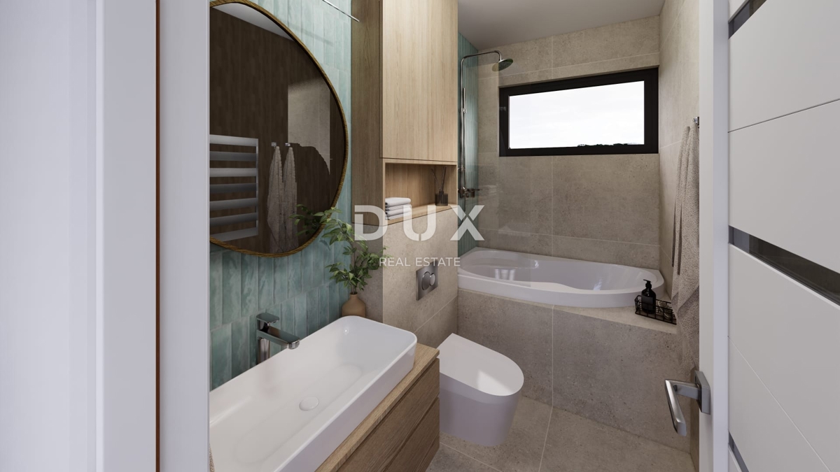 ZADAR, VIR - Terreno con permesso di costruzione e infrastrutture