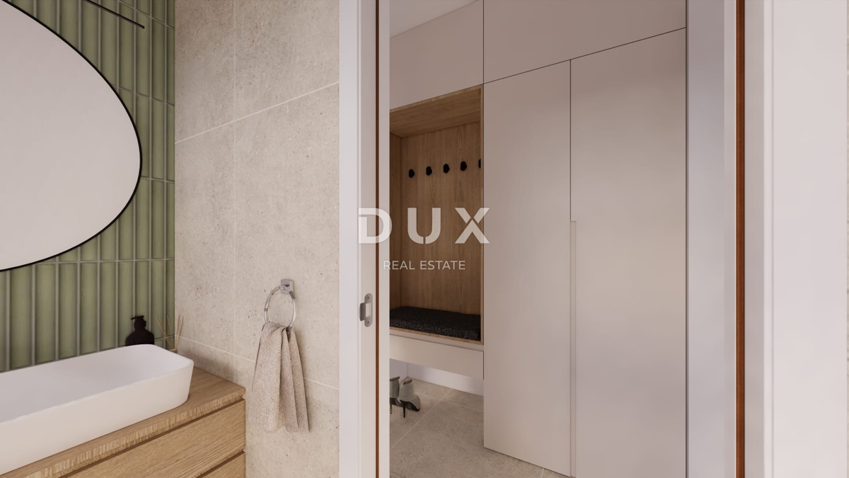 ZADAR, VIR - Terreno con permesso di costruzione e infrastrutture