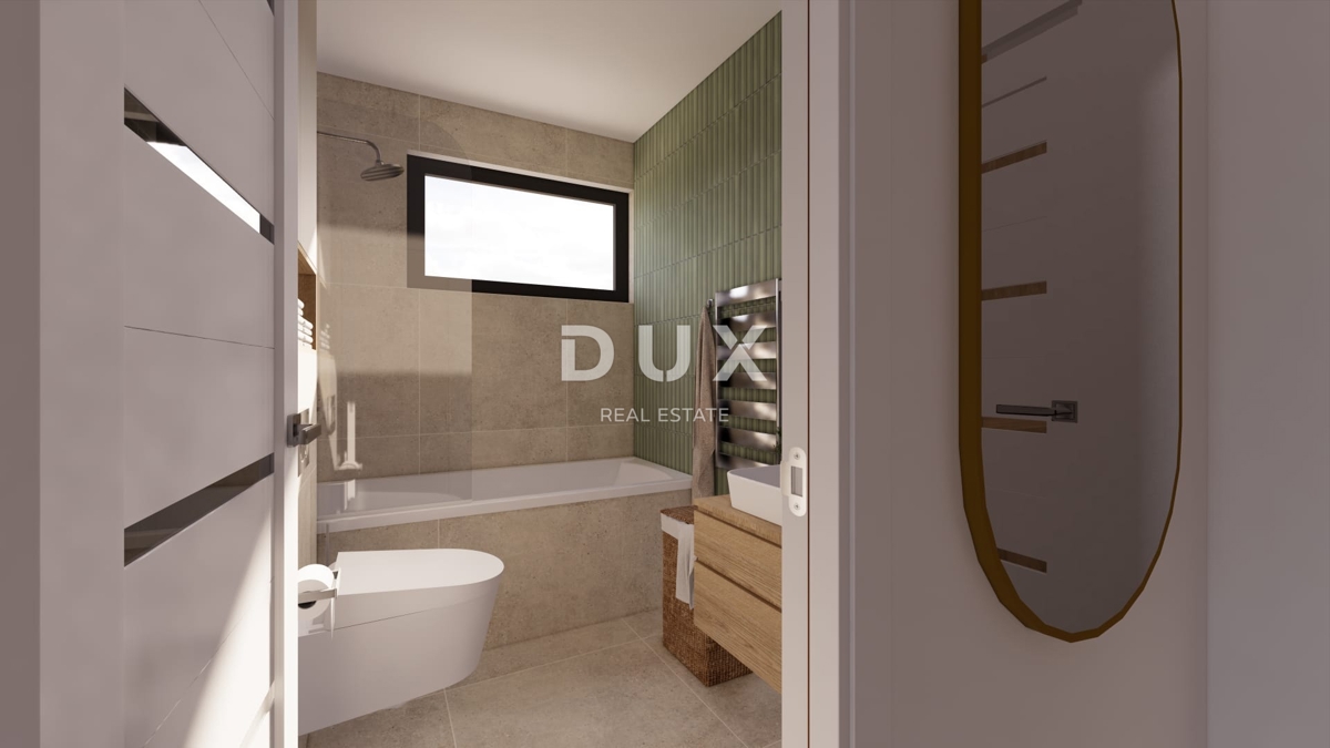 ZADAR, VIR - Terreno con permesso di costruzione e infrastrutture