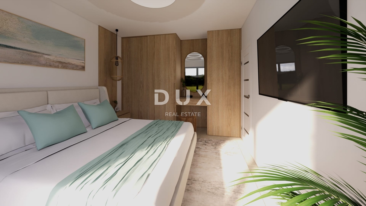 ZADAR, VIR - Terreno con permesso di costruzione e infrastrutture